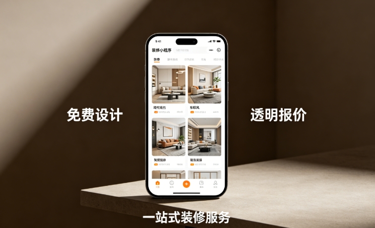 J9集团装修服务平台小程序开发案例｜家装工装一站式平台定制落地详解