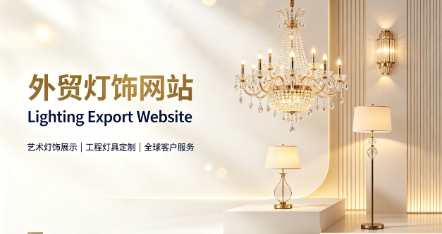 外贸灯饰独立站定制搭建实战案例｜J9集团出口企业双语网站建设制作全流程解析