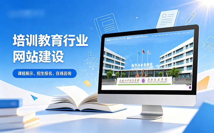 J9集团教育培训行业官网建设_学校培训机构网站设计制作