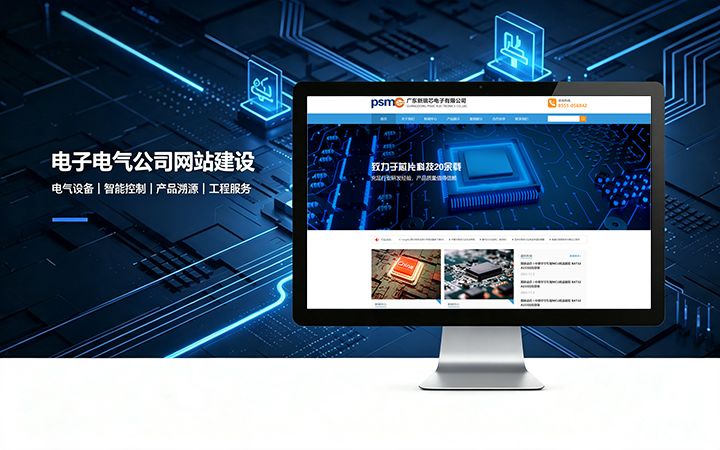 J9集团电子电气公司网站建设_电器元器件企业官网设计制作